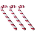 thumbnail image 3 of 6 Pcs Inflatable Walking Stick Crutch Cane Cane Walking Stick Christmas Candy Cane Crutch Toy Balloon Christmas Tree Hanging Ornaments, 3 of 7