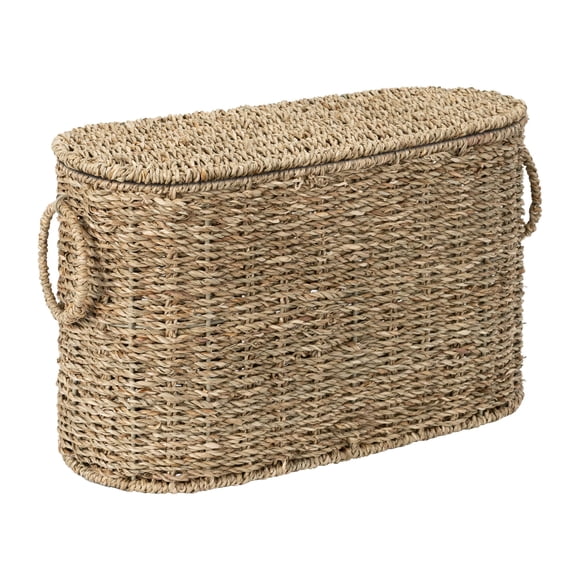 StorageWorks Rangement de Papier Hygiénique avec Couvercle, Toile