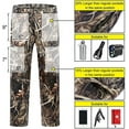 thumbnail image 2 of NEW VIEW Hunting Pants for Men, Ultra-Silent Water Resistant Camo Pants Men, Insulated and Breathable, 2 of 4