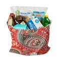 thumbnail image 3 of Mandala Inspired Paisley Reusable Shopping Bag - Foldable Fabric Tote with Bohemian Floral Design, Large Capacity & Washable, 3 of 6