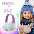 thumbnail image 6 of Peak 2 Peak Girls Purple Earmuff and Convertible Fingerless Gloves Winter Set [4014], 6 of 8