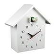 thumbnail image 2 of Cuckoo Wall Clock, Natural Bird Voices Or Cuckoo Call, Birdhouse Clock Pendulum, Wall art for home Living Room kitchen and office Decoration for Shelves White, 2 of 8