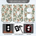 thumbnail image 5 of Switch Panel Switch Decoration 2.76x4.53x0.28 Inches Unused Outlet Cover Switch Plate Wall Plates Living Room Kitchen Bedroom Study Switches Pretty Rose4, 5 of 8