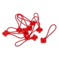 thumbnail image 2 of koolsoo 10Pcs Replacement Sturdy zipper tag pulls for Apparel Bag Red, 2 of 6