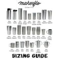 thumbnail image 3 of Makerflo 32 oz Silver Tapered Stainless Steel Tumbler (25 Pack) Ideal for DIY Crafts -Epoxy, 3 of 6