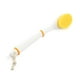 thumbnail image 1 of Blanco curvo cerda suave mango de plástico de baño Cepillo de limpieza corporal exfoliante masaje Unique Bargains Bañarse Depurador, 1 of 8