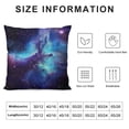 thumbnail image 5 of Fenyluxe Galaxy Dust Hologram Fashion Style Dirt-Resistant Throw Pillow Covers for Couch Sofa Bed Living Room Bedroom for Home Decor 20x20in, 5 of 5