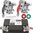 thumbnail image 1 of Conectores de terminal de batería, terminal de batería de 12 V, terminales de batería positivos y negativos, con 1 par de juntas protectoras, para motocicletas, camiones LingWen 1327534306385, 1 of 1