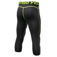 thumbnail image 2 of Men 3/4 Leggings Fitness Compression Sports Tights Base Layer Yoga Pants, 2 of 9
