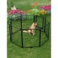 thumbnail image 5 of Yeshouse Commercial-Grade Foldable 32 Inch Dog Playpen for Small/Medium Dogs | Secure Lock Metal Pet Fence, Quick Assembly for Backyard, Travel & Home Use – Weatherproof Exercise Pen, 5 of 7