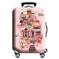 thumbnail image 3 of Funda protectora de equipaje con diseño de mapa del mundo, elástica y gruesa, con cremallera, para maletas de 18 a 32 pulgadas, fundas para carrito, accesorios de viaje, 3 of 5