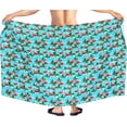 thumbnail image 4 of LA LEELA Men's Bath Trunk Swimwear Sarong Pareo Wrap One Size Beach, Flamingo Summer Vacation Party, 4 of 5