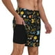 thumbnail image 2 of Balery Basketball Bañador para hombre, shorts de playa de secado rápido con entrepierna y forro de compresión-Large, 2 of 6