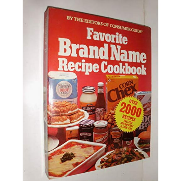 Pre-Owned Favorite Brand Name Recipe Cookbook (Paperback) 0881760137 9780881760132