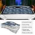 thumbnail image 3 of Yiaed Submarine With Periscope Print Car Windshield Sunshade Front Auto Car Front Window Sun Shade Foldable Sun Visor Shield Cover Auto Accessories for Sedan SUV Truck-Medium, 3 of 5