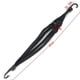 thumbnail image 5 of Portaequipajes elástico negro, correa elástica para equipaje de 60 cm y correa elástica para equipaje de 60 cm con ganchos para camping/ciclismo/motocicleta/fijación de casco/equipaje/mochila escolar,, 5 of 5