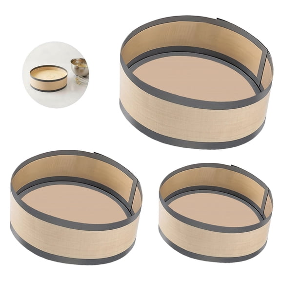 6 Pcs Silicone Baking Mats Set, Includes Rectangle and Round Cake Liners, Non-Stick Springform Pan Protector Mats, for Baking, Cooking