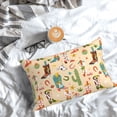thumbnail image 3 of Cauagu Groovy American Western Footwear Print Pillow Covers with Envelope Closure,1PC Pillow Cases Decorative Pillow Case for Bed & Couch, Pillows Not Included-20"x30", 3 of 6