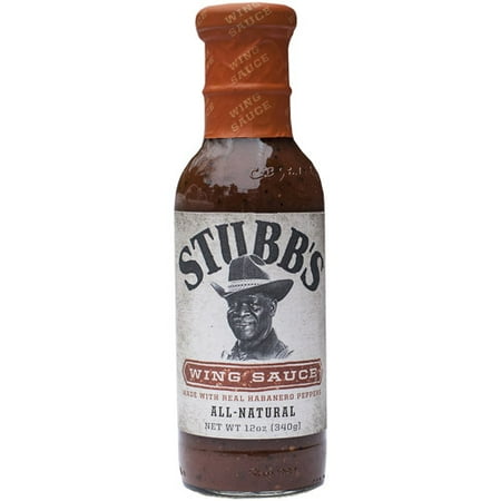 Stubb's Original Wing Sauce, 12 oz (Pack of 6)