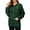 Dark Green, variant on American Trends Rain Coats for Women Waterproof with Hood Packable Rain Jackets Womens Lightweight Rain Jackets Outdoor Blue Green L