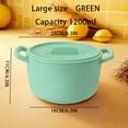 thumbnail image 1 of CUITING 2-in-1 Silicone Steamer Pot with Dual Handles  Food-Grade Microwaveable Steamer  High-Temperature Resistant Meal Prep Container  Kitchen Cookware, 1 of 6