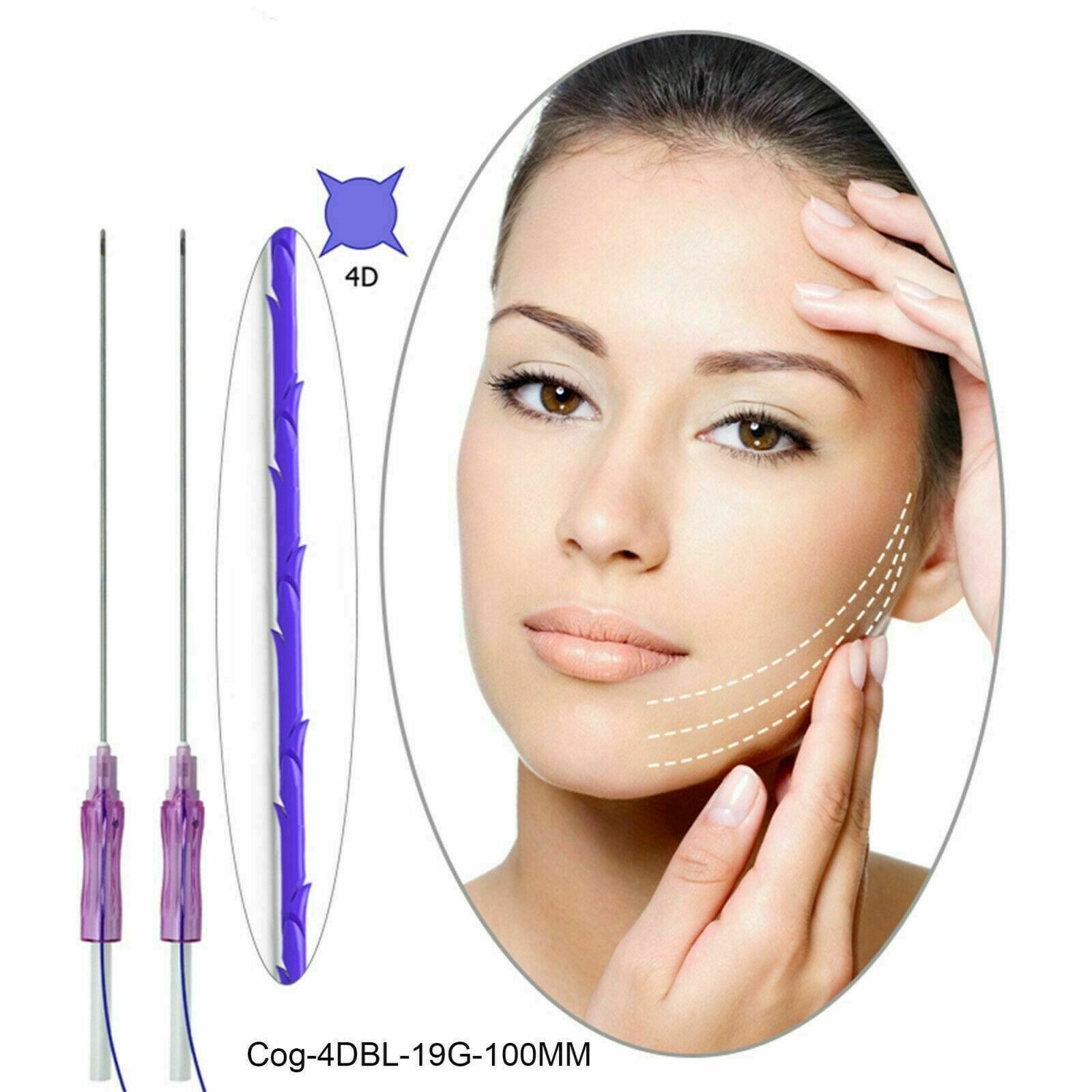 Pdo Cog Threads for Face Lift, Fishbone Thread, Bullet Blunt, Face or