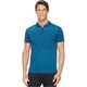 thumbnail image 1 of Polo de Rugby Calvin Klein para hombre diseño de rayas ajuste delgado verde extragrande, 1 of 1