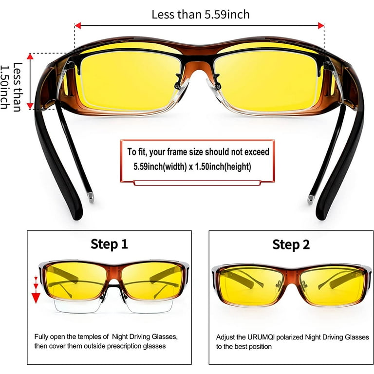 Which type of glasses should deals not be worn at night