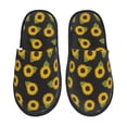 thumbnail image 1 of Balery Sunflowers Pantuflas de Casa de Felpa Silenciosas con Diseño Estampado, Zapatillas Cómodas Antideslizantes de Algodón para Interior-Large, 1 of 8