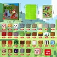 thumbnail image 3 of WLBES 100PCS Magnetic Blocks Set, Lava Forest Design, STEM Educational Building Toys, Creative Construction Play, Portable Travel Toys for Kids Age 3+, 3 of 10