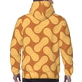thumbnail image 7 of Kdxio Peanuts6 Print Mens Casual Hooded Collar Drawstring Hoodies Pullover Sweatshirts Casual Long Sleeve Shirts-4X-Large, 7 of 7