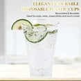 thumbnail image 4 of FOCUSLINE Disposable Plastic Cups, Clear, 14oz, 100 Pack, 4 of 9