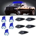 thumbnail image 5 of CCIYU 5x Smoke Roof TOP Cab Marker Light + Ice Blue SMD 194 168 LED Bulb w/Bases Replacement fit for 1988-2000 for Chevrolet C2500 C3500 K1500 K2500 C1500 K3500, 5 of 5