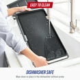 thumbnail image 3 of Blue Diamond XL Electric Cermaic Non Stick Griddle with Warming Tray, Graphite, 3 of 7