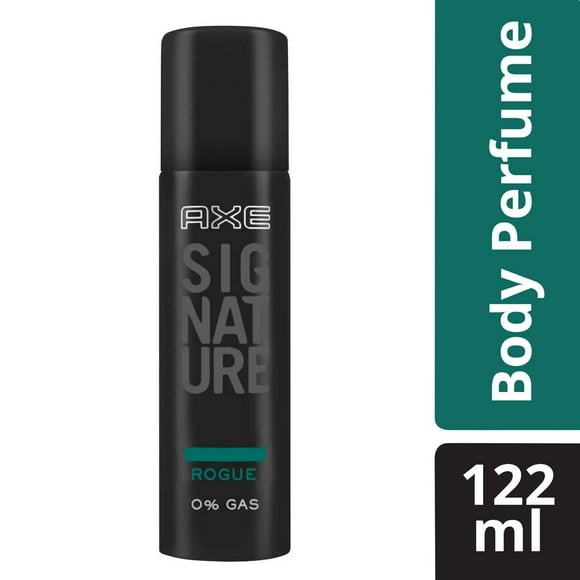 Axe Signature Rogue Parfum Corporel pour Hommes 122ml, 4.1 Fl.oz. Déodorant Longue Durée Sans Gaz Fragrance Fraîche et Florale pour Garçons