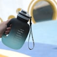 thumbnail image 6 of 40 Oz Water Bottle with Handle, Leakproof Reusable Clear Water Jug,Plastic Large Wide Mouth Water Bottle with Time Marker for Sports Hiking Travel Home Gym Outdoors Workout Camping, 6 of 7
