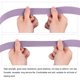thumbnail image 3 of Banda Elástico Doble-Cara Unique Bargains 1.5 Plano 4 Yarda Morado para Costura, 3 of 6