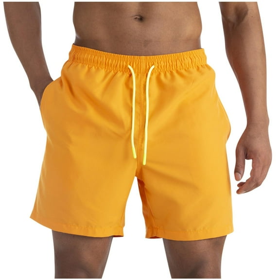 Ixbnca Men's Quick Dry Shorts with Mesh Lining Lightweight Sports Shorts Summer Swimwear Beach Shorts
