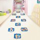 thumbnail image 3 of Diy Rayuela Juego Pegatinas Calcomanías De Piso Área De Juego De Aprendizaje Educativo, 3 of 5