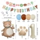 thumbnail image 2 of Set de globos con forma de oso y pata de aluminio, 84 unidades, con bolsa de feliz cumpleaños, 2 of 2