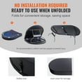 thumbnail image 3 of VEVOR 8 Player Foldable Poker Table, Blackjack Texas Holdem Poker Table with Padded Rails and Stainless Steel Cup Holders, Portable Folding Card Board Game Table, 3 of 9