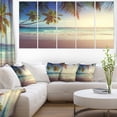 thumbnail image 1 of Typical Sunset on Seychelles Beach - Extra Large Seascape Art Canvas, 1 of 3