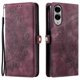 thumbnail image 1 of For Samsung Galaxy S25 Edge Wallet Case Leather Phone Cover Skin Feel Totem Imprinted - Black, 1 of 5