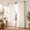 Natural-34"W x 80"L (Pack of 2), variant on Taupe Curta90 Inch Length 2 Panels Set Linen Light Filtering Sheer Brown For Living Room Bedroom Coffee Colored Primitive Drapes P
