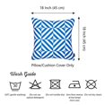 thumbnail image 5 of Geometric Diagram Square 18" Throw Pillow Cover, 5 of 5