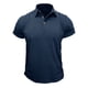 thumbnail image 2 of pstuiky Camisas de vestir de manga corta para hombre, Camiseta de manga corta para hombre, estilo informal, lisa, con cuello vuelto y botones ropa de hombre m, 2 of 7