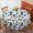 Police And Vest, variant on Police and Star Black Pattern Round Tablecloth 70"x70", Wrinkle Resistant Wipeable Table Cover for Kitchen Dining Room Picnic Patio and Party