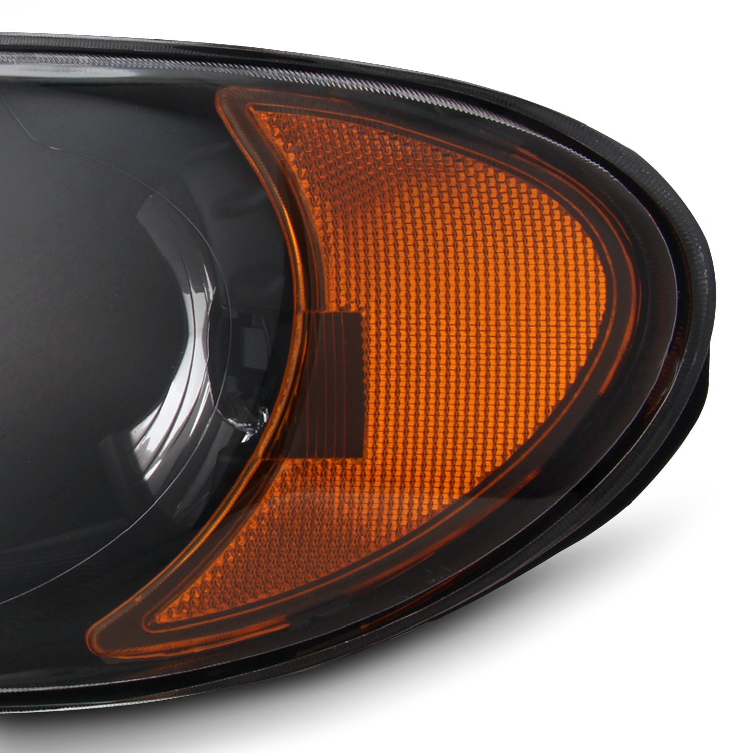 AKKON - For Chrysler Town & Country OE Replacement Black Bezel Headlights Driver/Passenger Head Lamps Pair New