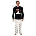 thumbnail image 3 of Jenny Baseball Snowman Matching Pajamas For The Whole Family, Sport Christmas Pajamas, White And Black, Size NB - Men 6XL, 3 of 7