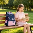 thumbnail image 7 of Dalxymotic Backpack for Boys, 3-in-1 Bookbag with Lunch Bag, Pencil Case, Breathable Padded Shoulder Strap, Lightweight Set for Travel, Camping, Hiking, Outdoor, 7 of 7